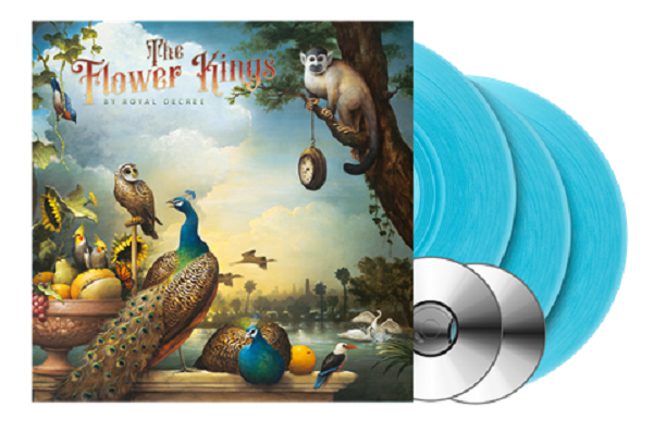 The Flower Kings - By Royal Decree. Ltd Ed. Blue 3LP/2CD Box Set. Only 500 worldwide!